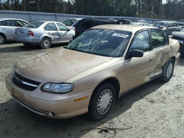 1G1ND52J03M643435 - 2003 CHEVROLET MALIBU GOLD photo 2