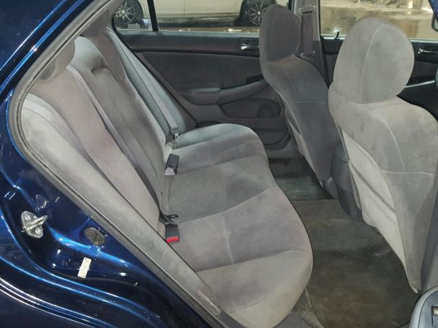 1HGCM56465A117299 - 2005 HONDA ACCORD LX BLUE photo 6