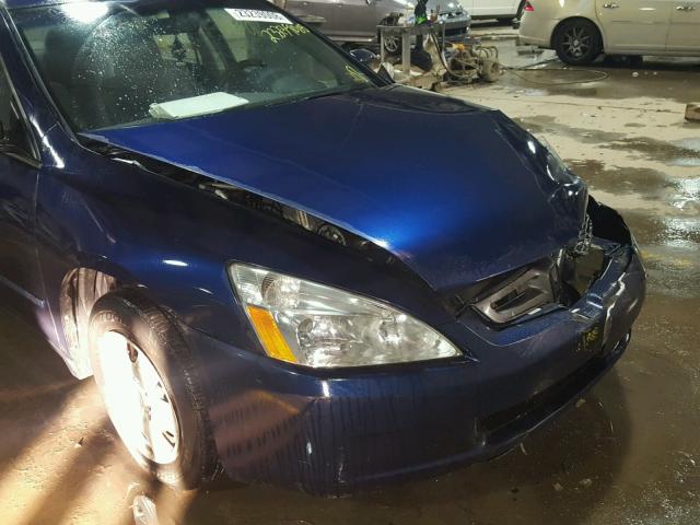 1HGCM56465A117299 - 2005 HONDA ACCORD LX BLUE photo 9