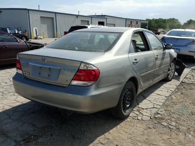 4T1BF32K65U592281 - 2005 TOYOTA CAMRY LE GRAY photo 4