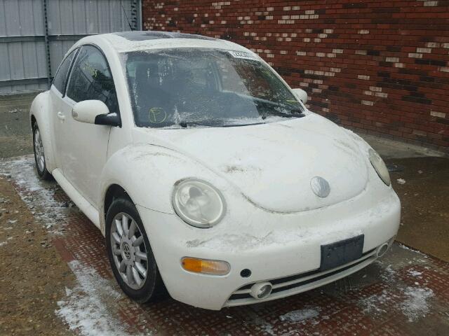 3VWCK31C95M405096 - 2005 VOLKSWAGEN NEW BEETLE WHITE photo 1