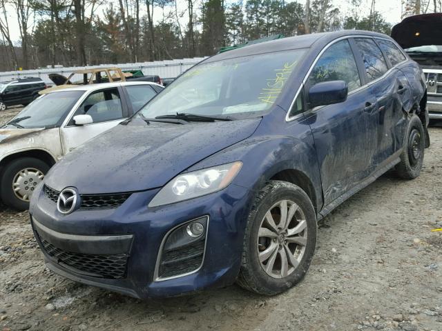 JM3ER4WL2A0305223 - 2010 MAZDA CX-7 BLUE photo 2