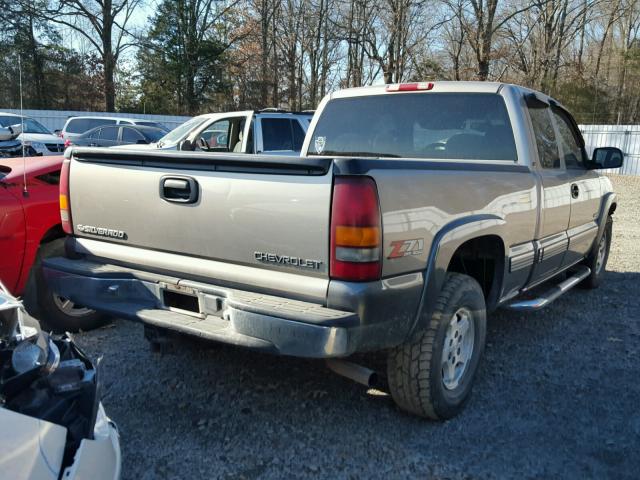 2GCEK19T8Y1327023 - 2000 CHEVROLET SILVERADO SILVER photo 4