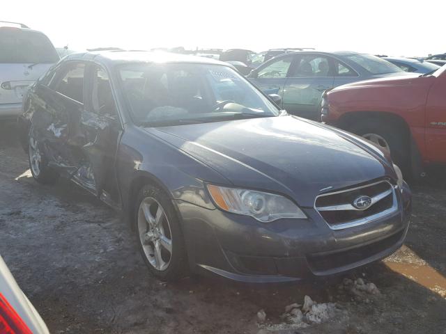 4S3BL616697227283 - 2009 SUBARU LEGACY 2.5 GRAY photo 1