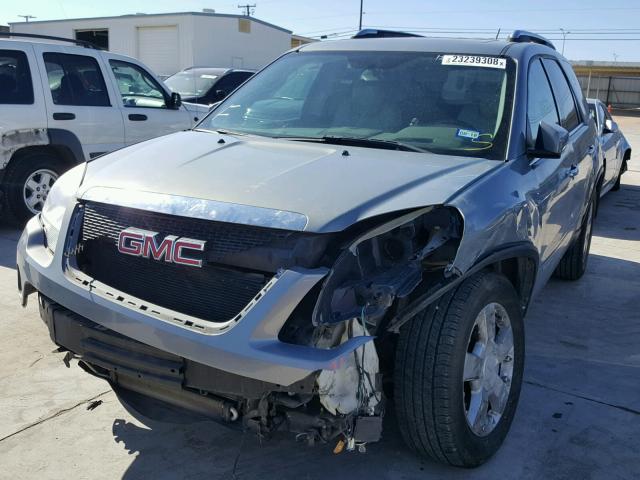 1GKER33738J215159 - 2008 GMC ACADIA SLT BLUE photo 2