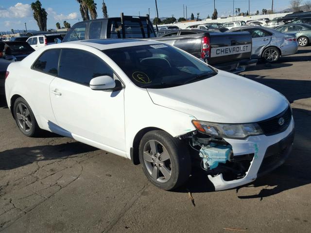 KNAFU6A29C5623686 - 2012 KIA FORTE EX WHITE photo 1