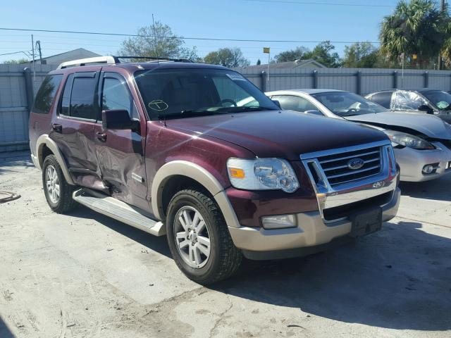 1FMEU74876UB33063 - 2006 FORD EXPLORER E MAROON photo 1