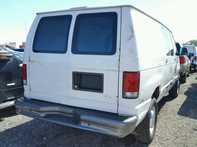 1FTNE24281HB46115 - 2001 FORD ECONOLINE WHITE photo 4