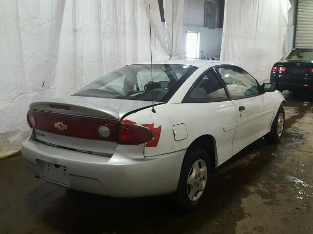 1G1JC12F357135676 - 2005 CHEVROLET CAVALIER WHITE photo 4