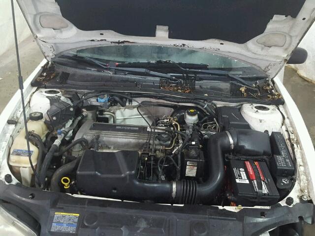 1G1JC12F357135676 - 2005 CHEVROLET CAVALIER WHITE photo 7