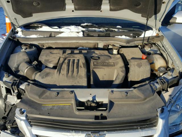 1G1AT58H097169581 - 2009 CHEVROLET COBALT LT SILVER photo 7