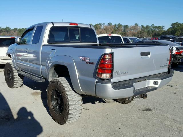 5TEUU42N58Z492820 - 2008 TOYOTA TACOMA ACC SILVER photo 3