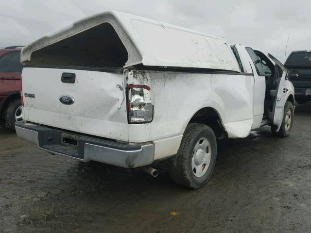 1FTRF12277NA84261 - 2007 FORD F150 WHITE photo 4