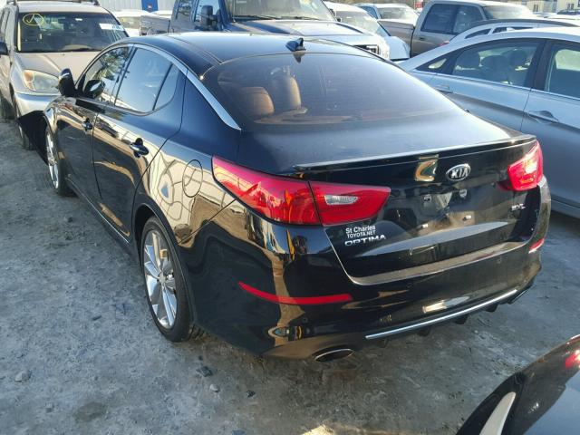 5XXGR4A68EG276074 - 2014 KIA OPTIMA SX BLACK photo 3