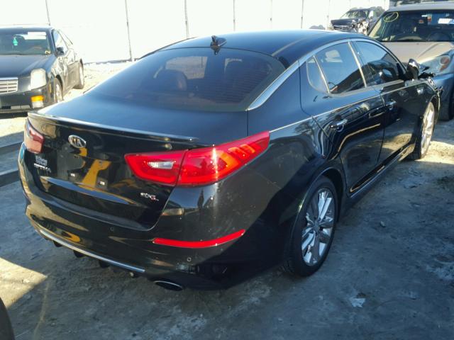 5XXGR4A68EG276074 - 2014 KIA OPTIMA SX BLACK photo 4