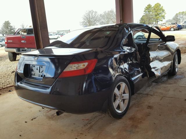 2HGFG12657H522305 - 2007 HONDA CIVIC LX BLACK photo 4