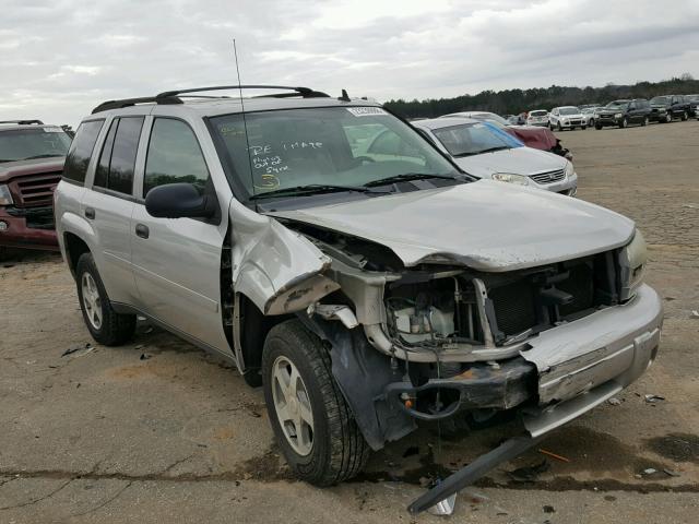 1GNDS13S062244623 - 2006 CHEVROLET TRAILBLAZE SILVER photo 1