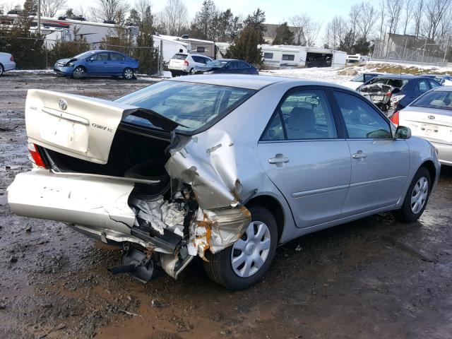 4T1BE32K42U549475 - 2002 TOYOTA CAMRY LE SILVER photo 4