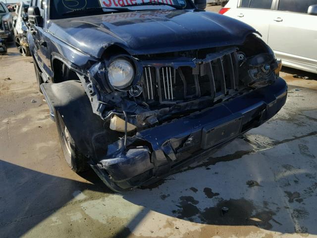 1J4GK48K56W221714 - 2006 JEEP LIBERTY SP BLUE photo 9