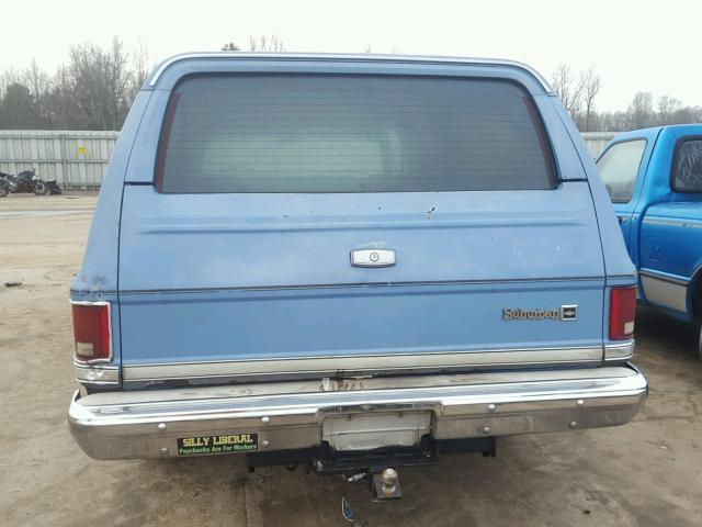 1G8GC26W0GF121092 - 1986 CHEVROLET SUBURBAN C BLUE photo 10