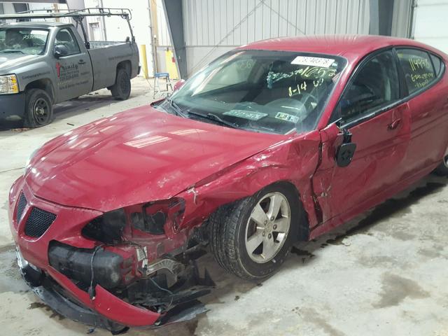 2G2WP552571201652 - 2007 PONTIAC GRAND PRIX RED photo 10