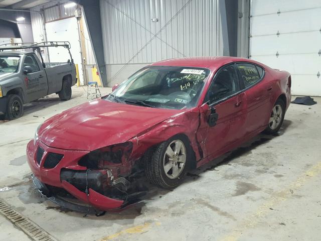 2G2WP552571201652 - 2007 PONTIAC GRAND PRIX RED photo 2