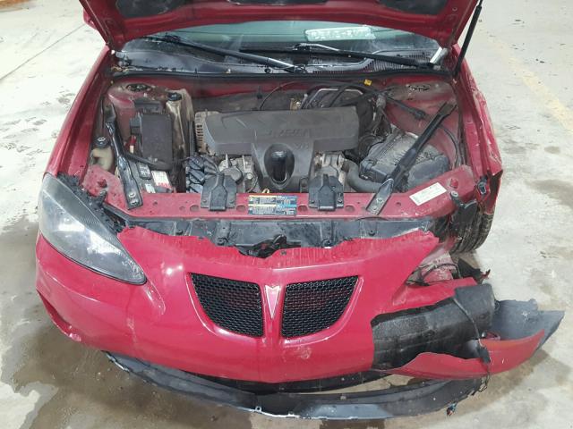 2G2WP552571201652 - 2007 PONTIAC GRAND PRIX RED photo 7