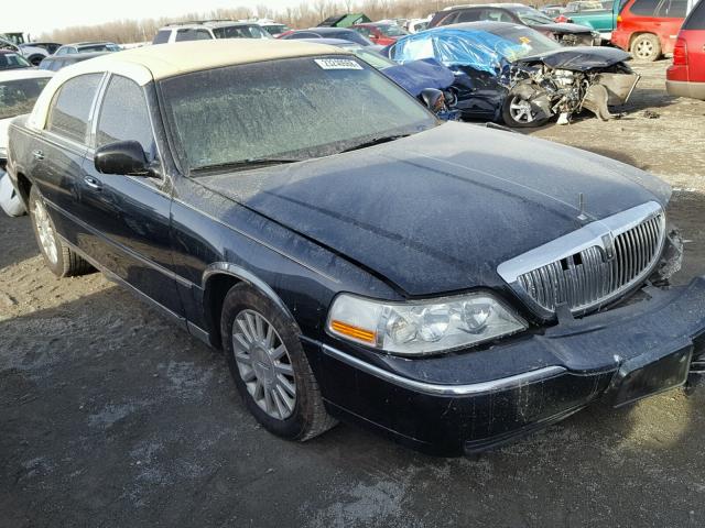 1LNHM81W14Y660415 - 2004 LINCOLN TOWN CAR E BLACK photo 1