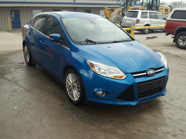 1FAHP3H27CL233260 - 2012 FORD FOCUS SEL BLUE photo 1