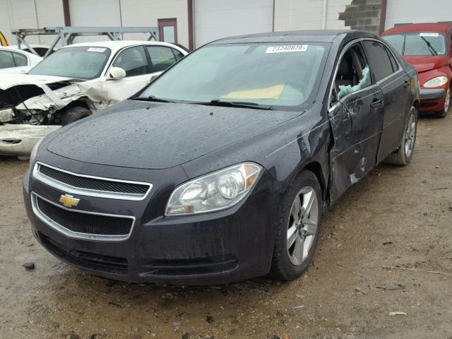 1G1ZB5E02CF157014 - 2012 CHEVROLET MALIBU LS BLACK photo 2