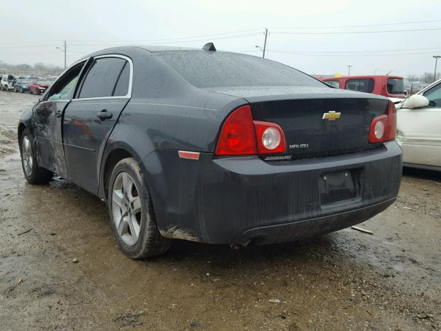 1G1ZB5E02CF157014 - 2012 CHEVROLET MALIBU LS BLACK photo 3