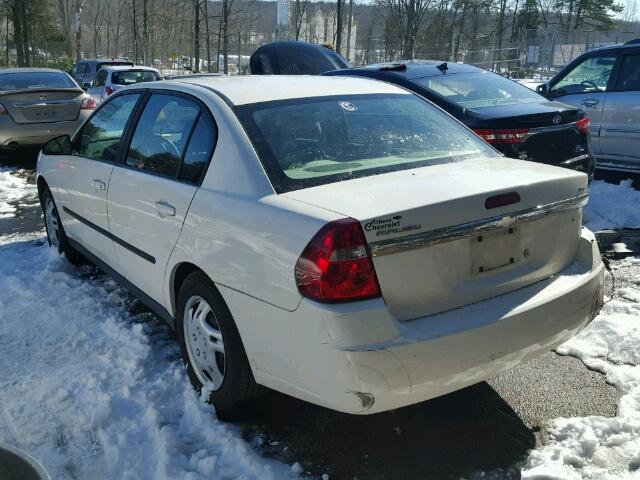 1G1ZS52864F130698 - 2004 CHEVROLET MALIBU WHITE photo 3