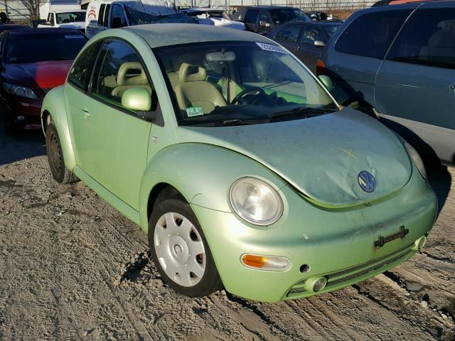 3VWCC21CXYM411081 - 2000 VOLKSWAGEN NEW BEETLE GREEN photo 1