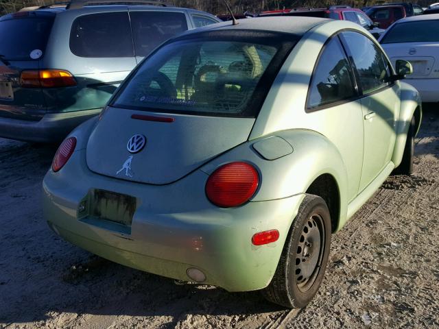 3VWCC21CXYM411081 - 2000 VOLKSWAGEN NEW BEETLE GREEN photo 4