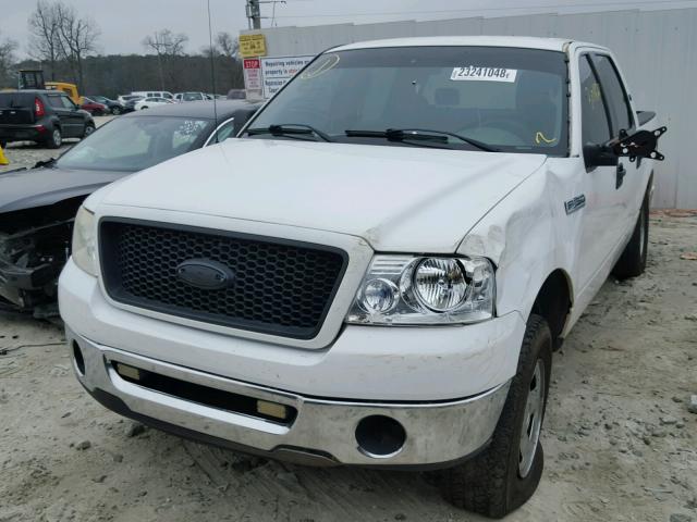 1FTRW12W86KD97354 - 2006 FORD F150 SUPER WHITE photo 2