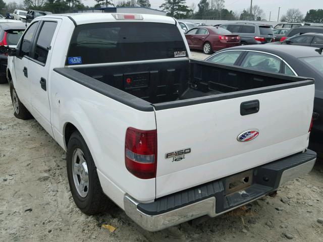 1FTRW12W86KD97354 - 2006 FORD F150 SUPER WHITE photo 3