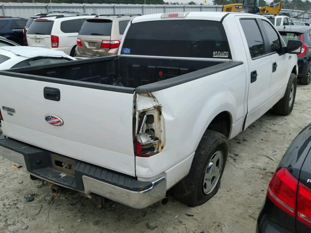 1FTRW12W86KD97354 - 2006 FORD F150 SUPER WHITE photo 4