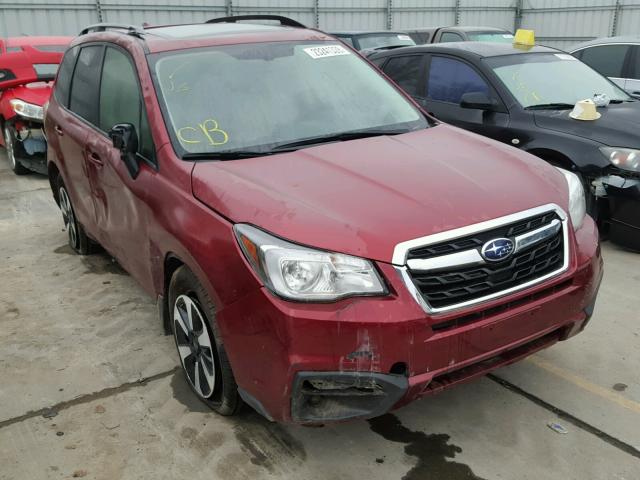 JF2SJADC9HH416594 - 2017 SUBARU FORESTER 2 MAROON photo 1