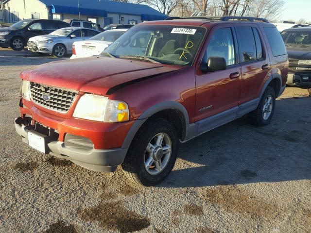 1FMZU73E32UB61509 - 2002 FORD EXPLORER X BURGUNDY photo 2