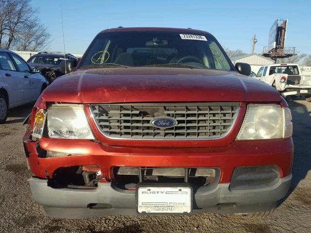 1FMZU73E32UB61509 - 2002 FORD EXPLORER X BURGUNDY photo 9