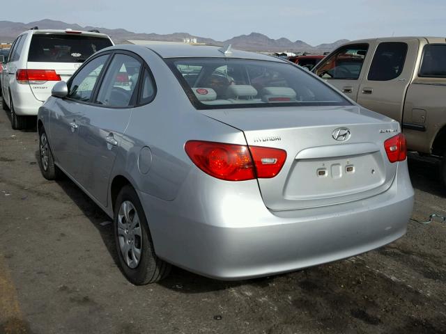 KMHDU46D99U729719 - 2009 HYUNDAI ELANTRA GL SILVER photo 3