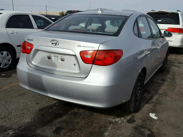 KMHDU46D99U729719 - 2009 HYUNDAI ELANTRA GL SILVER photo 4