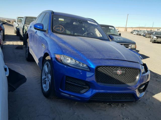 SADCL2FN8JA255210 - 2018 JAGUAR F-PACE R - BLUE photo 1