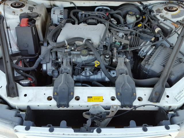 2G4WS52J811327562 - 2001 BUICK CENTURY CU WHITE photo 7