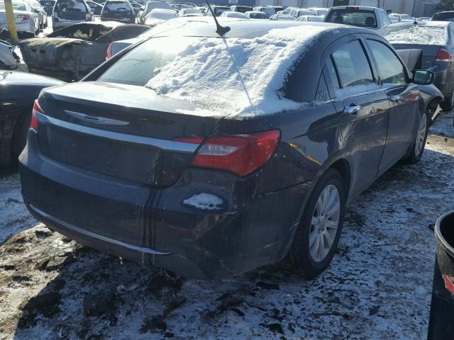 1C3CCBCGXDN571372 - 2013 CHRYSLER 200 LIMITE BLACK photo 4