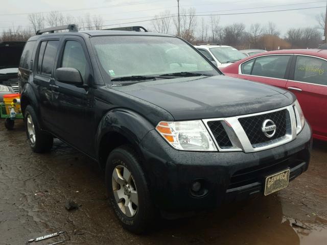 5N1AR18B28C618187 - 2008 NISSAN PATHFINDER BLACK photo 1