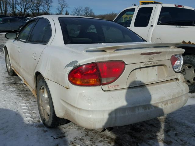 1G3NL52E64C204079 - 2004 OLDSMOBILE ALERO GL WHITE photo 3