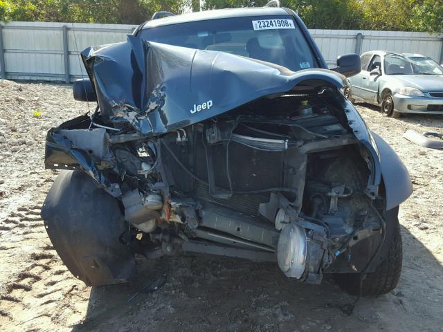 1J4GL48K65W682271 - 2005 JEEP LIBERTY SP GREEN photo 9