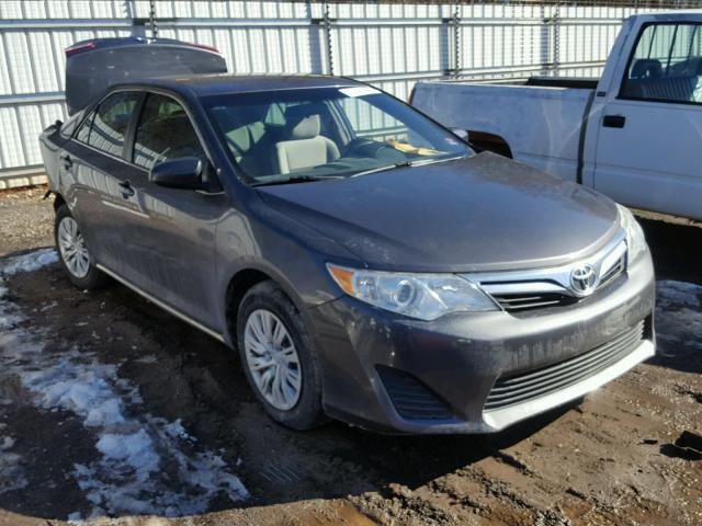 4T1BF1FK9DU697605 - 2013 TOYOTA CAMRY L GRAY photo 1