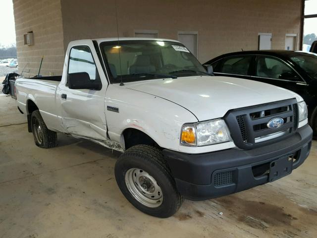 1FTYR10D26PA79690 - 2006 FORD RANGER WHITE photo 1